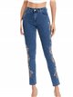 Embroidered floral jeans azul (S-XXL)