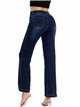 Straight jeans with buttons azul (S-XXL)