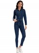 Mono largo denim botones azul (XS-XL)