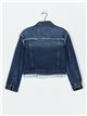 Denim jacket with rhinestone azul (S-XXL)