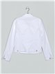 Basic denim jacket blanco (40-50)