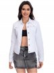 Basic denim jacket blanco (40-50)