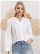 Shirt with lace blanco (M-L-XL-2XL)