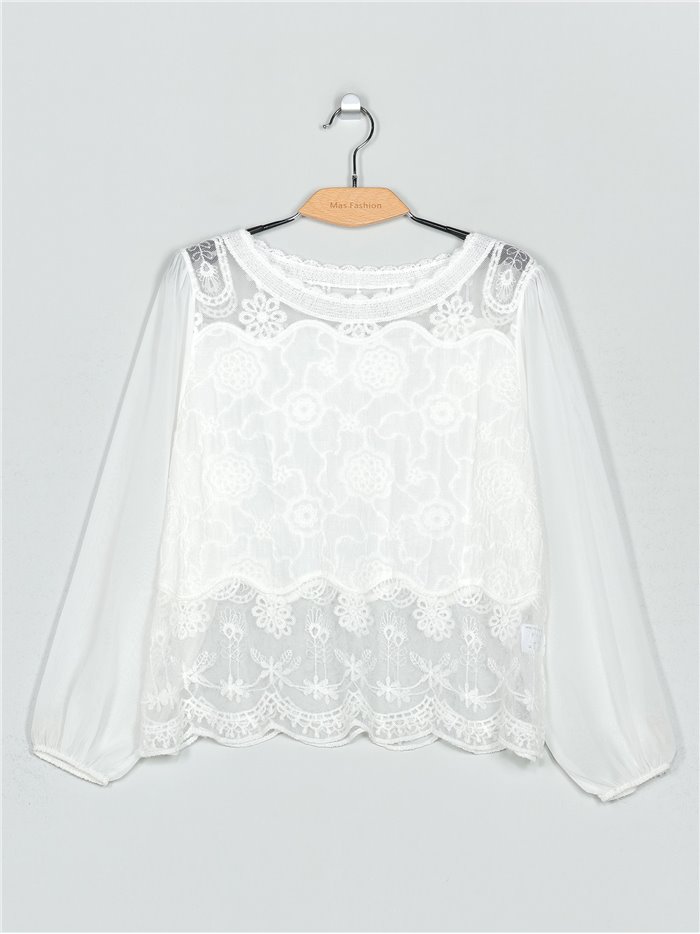 Embroidered blouse (M/-XL/2XL)