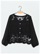 Cardigan with lace (M/-XL/2XL)