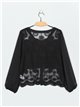 Cardigan with lace (M/-XL/2XL)