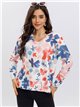 Oversized floral sweater (S/M-L/XL)