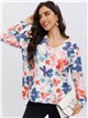 Oversized floral sweater (S/M-L/XL)