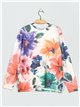 Oversized floral sweater (S/M-L/XL)