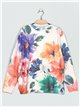 Oversized floral sweater (S/M-L/XL)