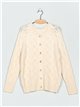 Textured soft knit cardigan (S/M-L/XL)