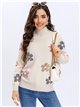 Floral sweater (S/M-L/XL)