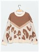 Oversize animal print sweater (S/M-L/XL)