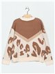 Oversize animal print sweater (S/M-L/XL)