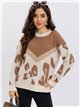 Oversize animal print sweater (S/M-L/XL)