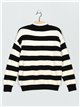 Striped knit cardigan (S/M-L/XL)