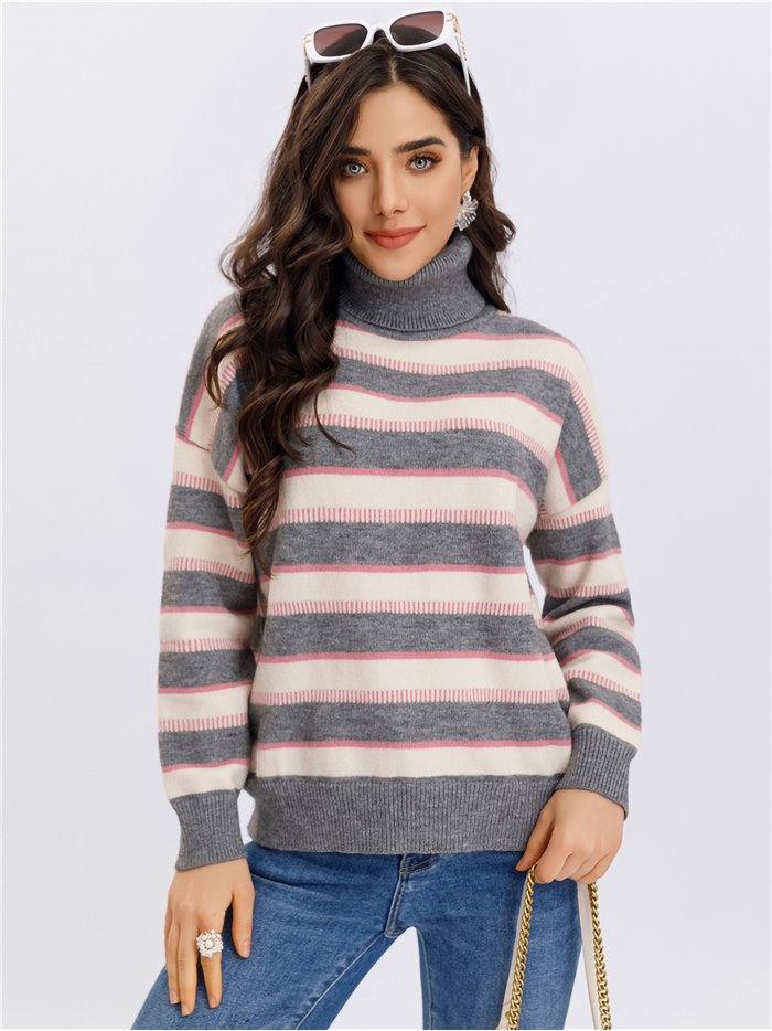 Oversized striped sweater (S/M-L/XL)