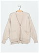 Soft knitted cardigan (S/M-L/XL)