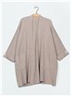 Plus size cardigan with pockets (S/M-L/XL)