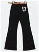 Belted flare jeans negro (S-XXL)