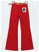 Jeans flare cinturón rojo (S-XXL)