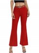 Jeans flare cinturón rojo (S-XXL)