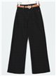 Belted straight jeans negro (S-XXL)