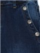 Straight jeans with buttons azul (S-XXL)