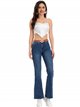 Jeans flare cinturón azul (S-XXL)