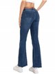 Belted flare jeans azul (S-XXL)