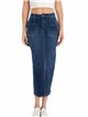 Falda denim midi azul (S-XXL)