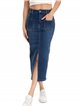 Falda denim midi azul (S-XXL)