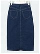 Denim midi skirt azul (XS-XL)