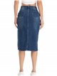 Falda denim midi botones azul (S-XXL)