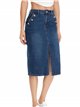 Falda denim midi botones azul (S-XXL)