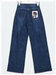 Embroidered straight jeans azul (S-XXL)