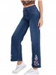 Embroidered straight jeans azul (S-XXL)