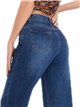 Embroidered straight jeans azul (S-XXL)