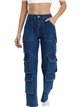 Jeans with pockets azul (S-M-L-XL)