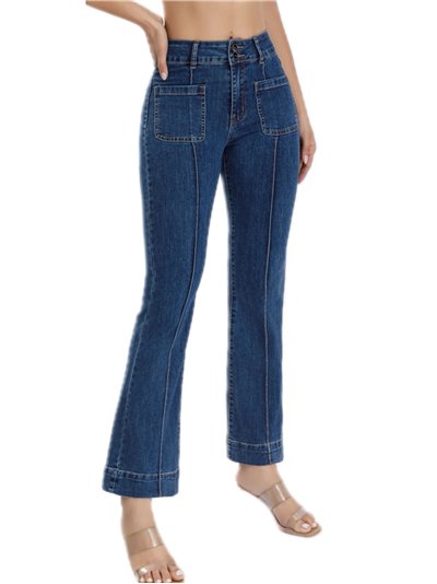 Flare jeans azul (S-XXL)