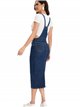 Denim pinafore dress azul (S-XXL)