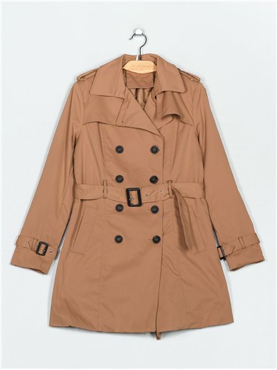 Trench botones camel (M-L-XL-XXL)