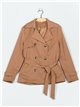 Buttoned trench coat camel (S-M-L-XL)