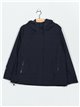 Parka water repellent with hood navy (M-L-XL-XXL)