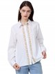 Embroidered shirt with sequins blanco (M-L-XL-XXL)