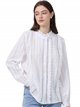 Die-cut embroidered shirt blanco (M-L-XL-XXL)