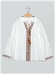 Embroidered blouse blanco (M-L-XL-XXL)