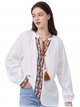 Embroidered blouse blanco (M-L-XL-XXL)