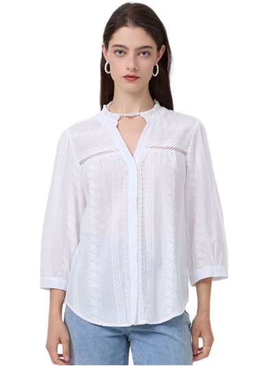 Embroidered shirt blanco (M-L-XL-XXL)