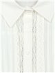 Shirt with lace blanco (M-L-XL-XXL)